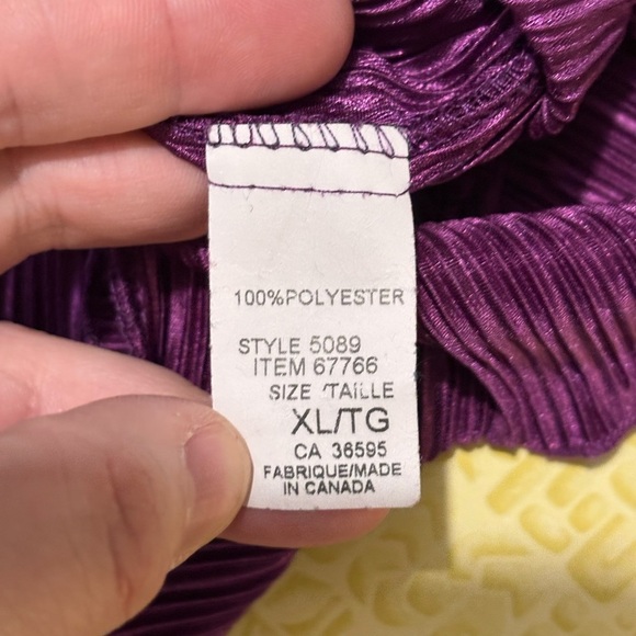 Vintage Traditions Purple Short Sleeve Tee Top - Picture 6 of 10